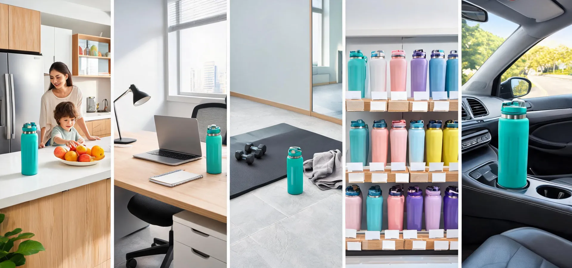 Owala bottles used across daily routines